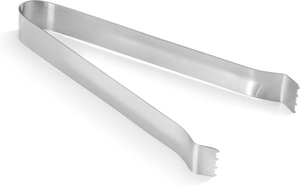42269 Restaurant-Grade Pom Tong, Stainless Steel, 6.5 inch, Set of 6, Silver